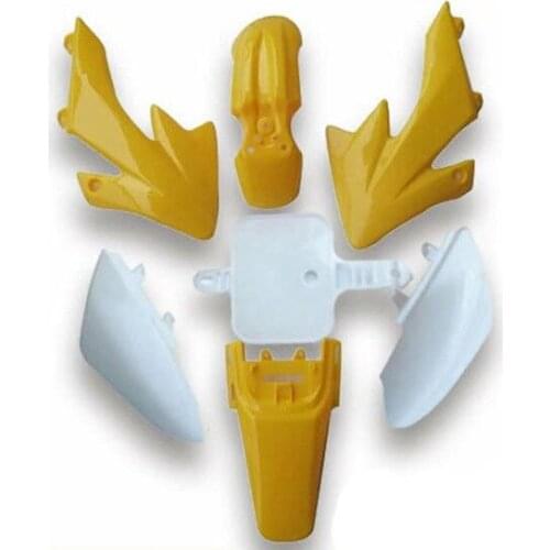 Yellow Plastics Body Kit Fender Faring for HONDA CRF XR 50 XR50 CRF50 SSR SDG PIT BIKE 50c 110cc 125cc dirt bikes