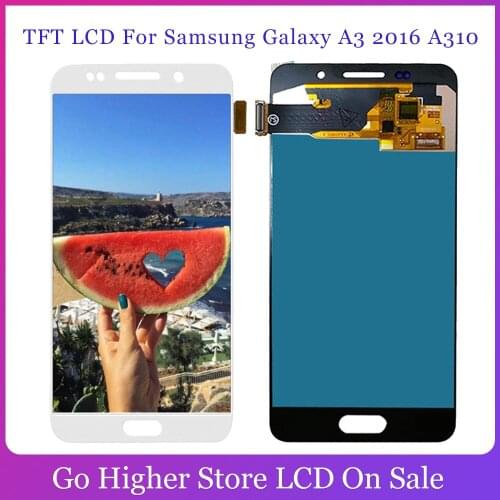 OLED For Samsung Galaxy A3 2016 LCD Display + Touch Screen Digitizer Assembly A3 2016 Screen A310 SM-A310F A310M A310Y