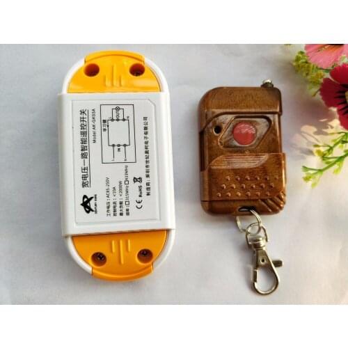 AC85~250V 110V 220V 10A Relay 1CH Wireless RF Remote Control Switch Transmitter Receiver Smart Home 315MHZ/433mhz
