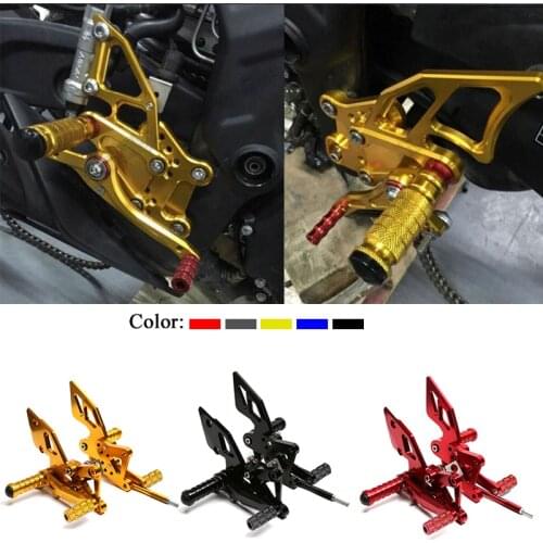 FOR YAMAHA YZF R3 MT03 14-19 R25 14-16 Aluminum Adjustable Motorcycle Rearsets Rear Sets Foot Pegs Pedal Footrest