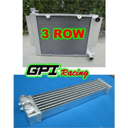 Aluminum radiator FOR MAZDA RX2 RX3 RX4 RX5 S1 S2 R2/3/4/5 &Oil Cooler oilcooler