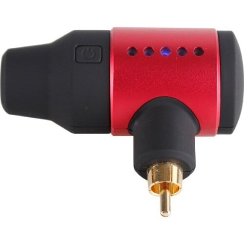 New Rechargable Battery Wireless Tattoo Power Supply For RCA/DC Tattoo Machine Gun Supply