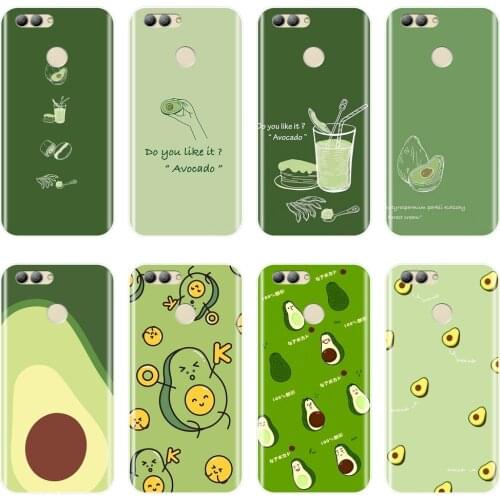 Green Avocado Phone Case For Huawei Nova 5 4 4E 3 3I 3E 2i 2 Lite Plus Silicone Soft Back Cover For Huawei Nova Smart Lite 2017