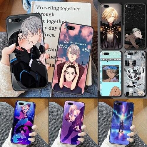 Yuri on Ice anime Phone case For Xiaomi Mi Max Note 3 A2 A3 8 9 9T 10 Lite Pro Ultra black pretty coque silicone waterproof