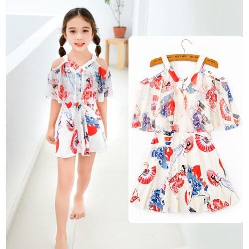 Childrens Swimsuit Kids Girls 2020 For Clothes Bathing Suits Children Princess Skirt Girl Female Baby Korea Cuhk Bubble Animal