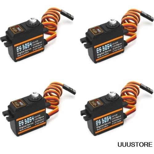 Emax ES3054 17g 3.5kg 0.13sec 23T Metal Gear Digital Servo For RC Airplane ES3154 Upgrade