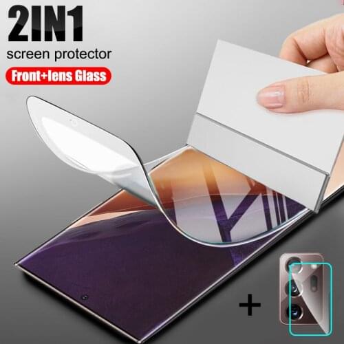 Hydrogel Film For Samsung Galaxy A51 A50 Note 20 Ultra Screen Protector S20 fe A71 A70 S8 S9 S10 Plus S10E M31 M21 A31 A40