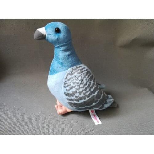 Real life toy blue dove soft doll about 23cm plush toy kids toy gift h2080