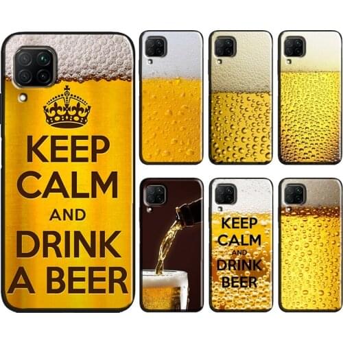 Keep calm drink bear wine Pattern Phone Case For Huawei P40 Lite P30 P20 Pro P Smart 2021 2019 Mate 10 20 Lite Back Cover