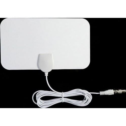 Indoor HD Signal Amplifier Digital TV Antenna HDTV 4K 200 Miles Range 25DB For VHF UHF HDTV Antenna TV Signal Receiver