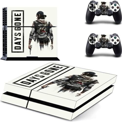 Days Gone PS4 Stickers Play station 4 Skin Sticker Game Decals For PlayStation 4 PS4 Console & Controller Game Skins Vinyl