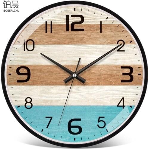 Clocks Wall Home Decor Living Room Luxury Plastic Watches Living Room Modern Home Quartz Clock Creative Silent Electronic Watch