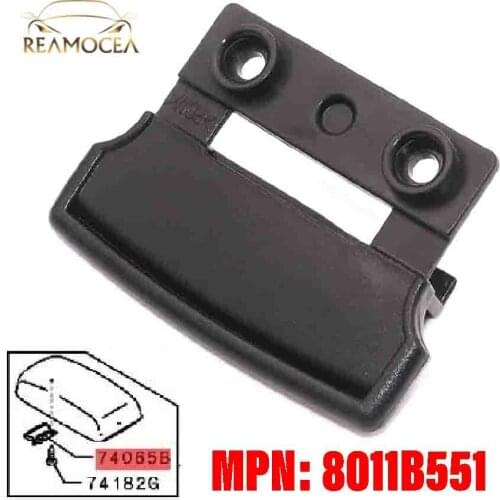 Reamocea 1x Black Plastic Upper Armrest Box Lock Cover fit for Mitsubishi RVR ASX Auto Car Interior Accessories 8011B511