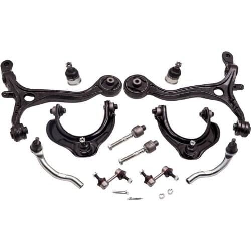 12 Pcs Front Upper Lower Control Arm & Bushings for Honda Accord 2008-2012