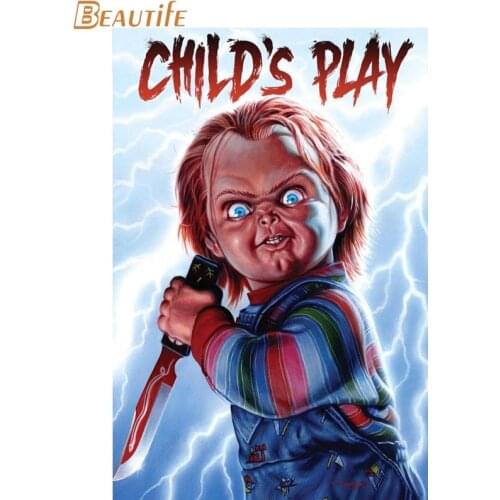 New Arrival childs play poster high quality Canvas Poster custom posters for kids more size 27x40 30x45 40x60 50x75 60x90