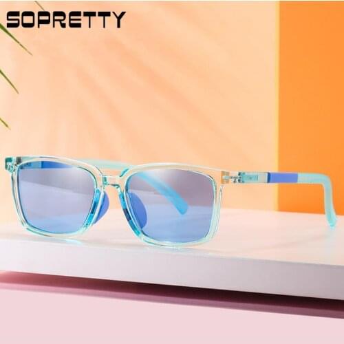 Plastic Titanium Polarized Children Boys Girls Sunglasses, TR90 Anti-ultraviolet Kids Sun Glasses Youth UV400 Protection STR1002