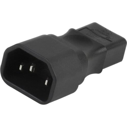 IEC 320 C14 Male Plug to C9 Female Socket C9 to C6 Adapter Connector