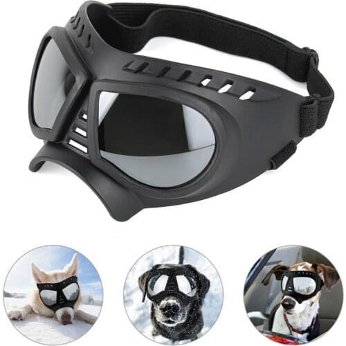 Cool Dog Sunglasses Protection Waterproof Anti-UV Goggles Pet Eye Wear Summer Swimming Skating Glasses Photos Props Accessories