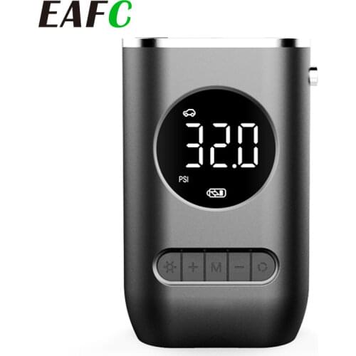 Smart Wireless Inflator Pump Mini Electric Air Compressor Inflate Machine Tire Pressure Detection for Car Motorcyle Bike Ball