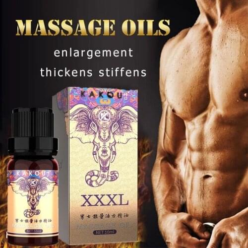 Penis Thickening Growth Man Massage Oil Cock Erection Enhance Men Health Care Penile Growth Bigger Enlarger Essential Oil 10ml