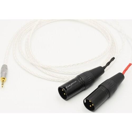 New HIFI Hi End 2.5mm TRRS Balanced Male to 2 XLR Male Cable, for Astell&Kern AK100II, AK120II, AK240, AK380, AK320, DP-X