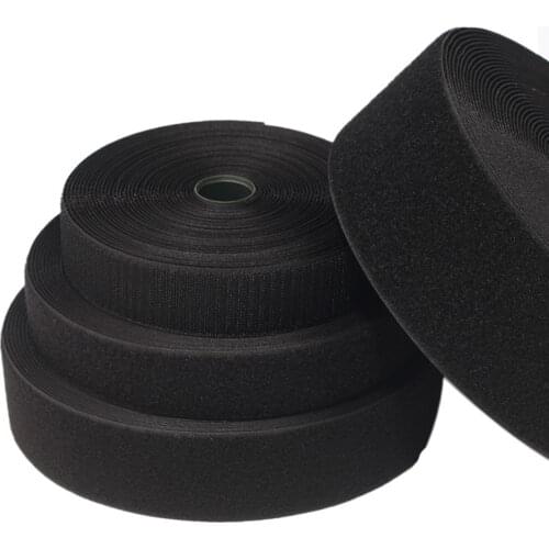 5Meter/Pair 16/20/25/38/50/100mm Non-Adhesive Hook and Loop Sewing Fastener Tape Nylon Fabric Magic Tape For Sewing Accessories