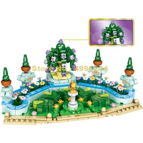 551pcs girl princess royal castle garden building blocks Bricks Toy
