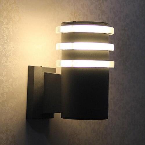 Balcony corridor outdoor lighting Vintage outdoor wall light Roman 3 glass garden light Bar retro waterproof outdoor wall lamp