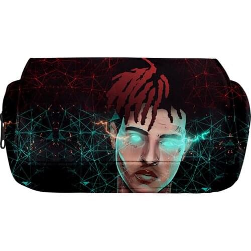 XXX Tentacion School large clutch bag, suitable for girls, boys, teenagers, cute double Kawaii bag, college