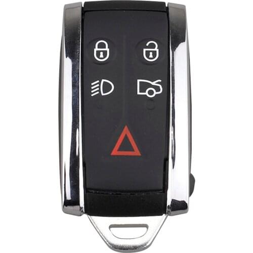 Key Fob Cover Case Shell Replacment with Blank Key for Jaguar XF 2009-2012