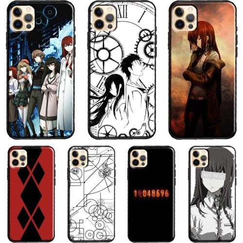 Steins Gate TPU Case For iPhone 12 mini 11 Pro Max XS X XR 5S 6S 7 8 Plus SE 2020 Back Cover Coque