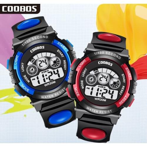 Children Watch Boys Girls LED Digital Sports Kids Watches Fashion Cute Student Baby Luminous Electronic WristWatch Montre Enfant