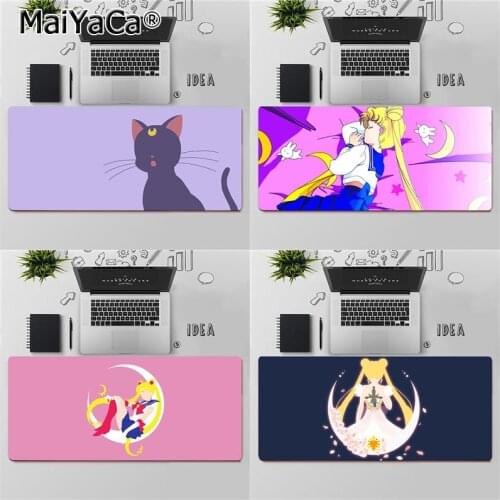 Maiyaca Japanese anime sailor moon Natural Rubber Gaming mousepad Desk Mat Free Shipping Large Mouse Pad Keyboards Mat