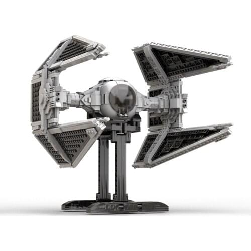 MOC Space Wars Assault ship Light TIE Modified Interceptor Y Wing Starfighteral Rebellion Building Blocks Toys Kids