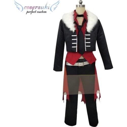 SHOW BY ROCK Crow Kurou Cosplay Costume Stage Performance Clothes , Perfect Custom for You