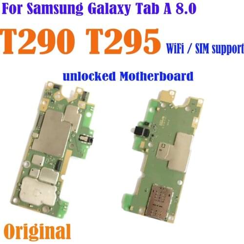 For Samsung Galaxy Tab A 8.0 T290 T295 Motherboard Android OS WiFi / SIM Clean Original Replaced Board With Full Chip Mainboard