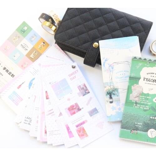 Domikee cute kawaii Korean school decorative DIY stickers book for journal planner diary notebook stationery 30sheets