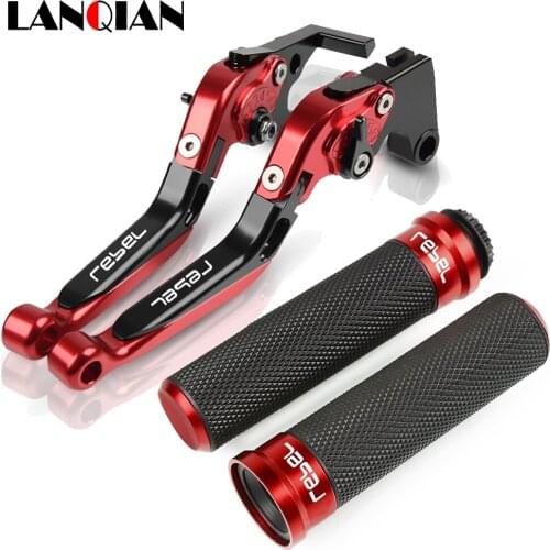 Motorcycle Accessories CNC Adjustable Brake Clutch Levers Handle Grips For Honda Rebel 300 500 CMX300 CMX500 2017 2018 2019 2020