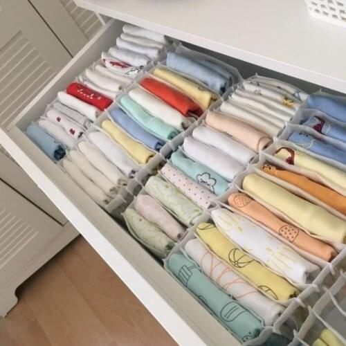 4 pcs Wholesale 11 Eyes Inside Drawer Regulator Organizer 16X40X12 useful high quality female male child 2021
