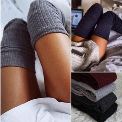 Perfume Knit Above Knee Socks Leggings Stockings Women Sexy Lingerie