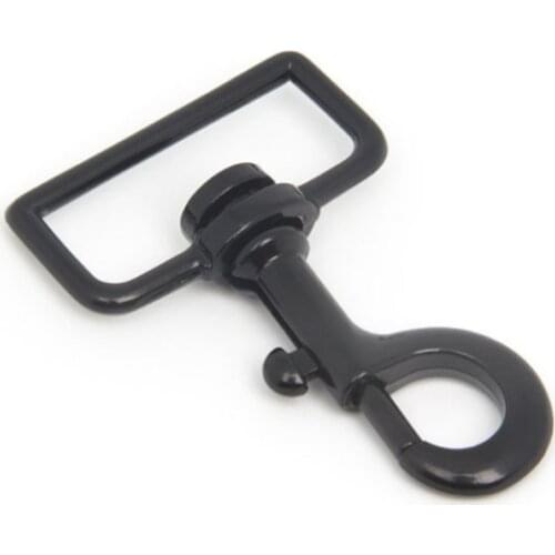 Lobster Swivel Clasps Trigger Clips Snap For Key Ring Gunmetal Tone Color 6.5x3.8cm