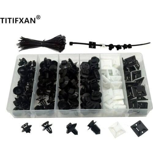 Whole Vehicle Refurbishment Refit Repair Box Suit Car Cable Wire Harness Line Locator Tie Base Water Pipe Tubing Fasteners Clips