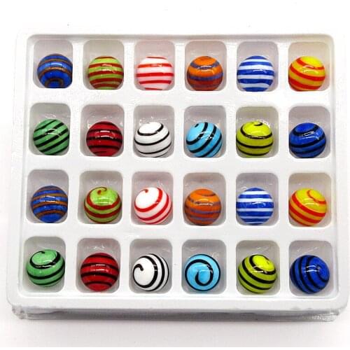 Glass marbles balls 16mm colorful Mixed design hand made marbles Home Fish Tank Decor Vase Aquarium nuggets Game Toys for Kids