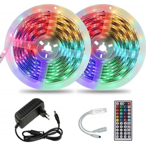 Bedroom LED lights Infrared 44 key remote control 5050 NO Waterproof 20M EU 12V 66 feet (about 20M)