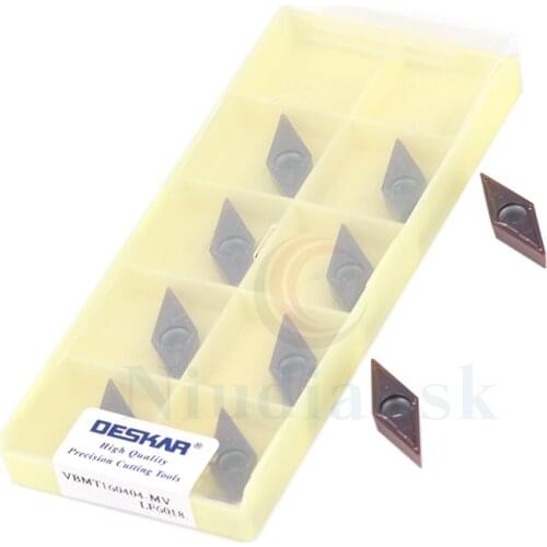 VBMT160404-MV LF6018 Carbide Inserts VBMT160408-MV LF6018 CNC Lathe Tools External Turning Tools , Stainless Steel Cutting Tools