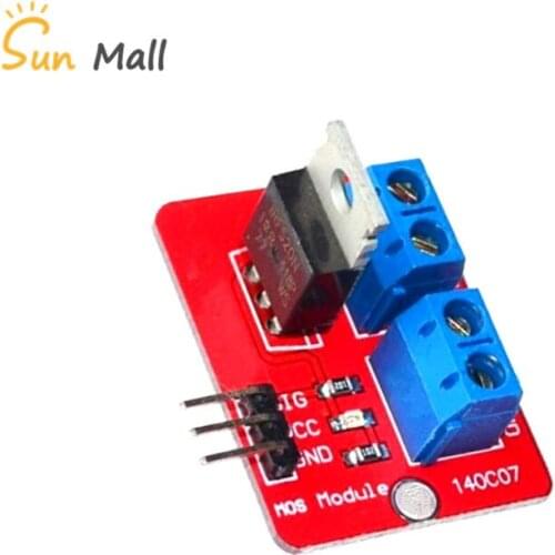 0-24V Top Mosfet Button IRF520 MOS Driver Module For Arduino MCU ARM Raspberry pi