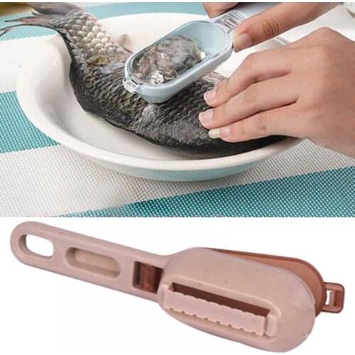 1Pc Fish Skin Scraping Fish Scale Brush Graters Fast clean Remover Kitchen Gadgets