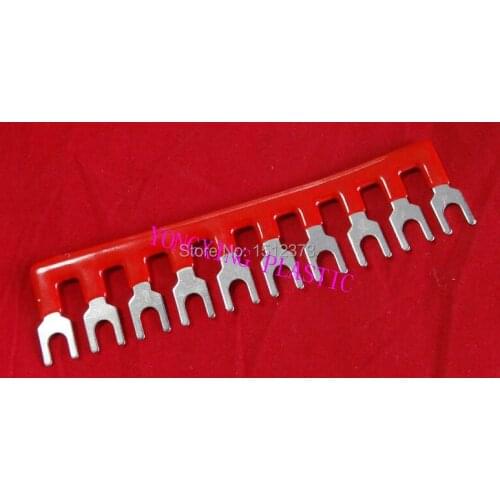 10pcs/lot terminal block wire ferrules TBD20 10 Position