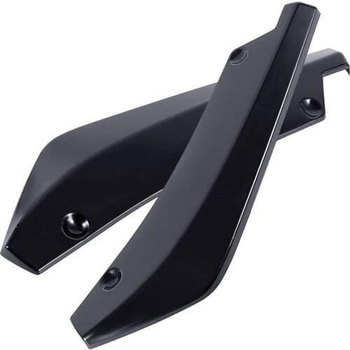 2Pcs Universal Car Rear Bumper Lip Diffuser Splitter Spoiler Scratch Protector Car Accessories Exterior Детали экстерьера