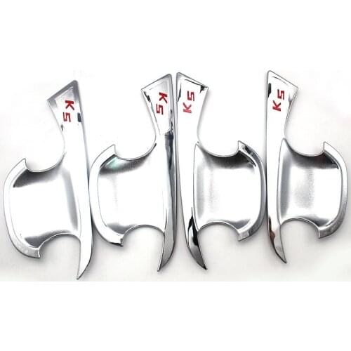4 PCS Car ABS Chrome Door Handle Bowl Cup Bowl Protective covering Cover Trim For KIA Optima K5 2016 2017